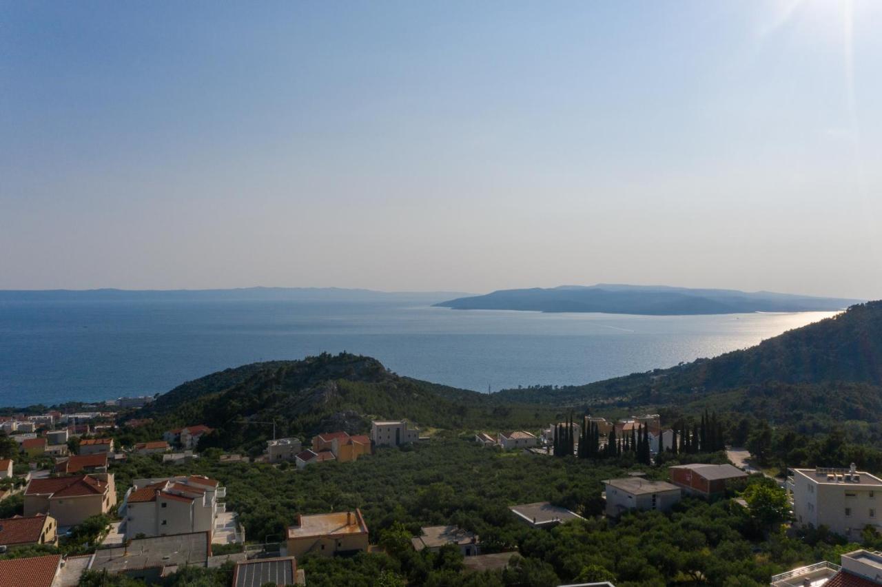 Navis Sea View Apartment With Pool Makarska Exterior photo